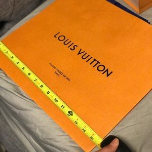 Authentic Louis Vuitton shopping bag